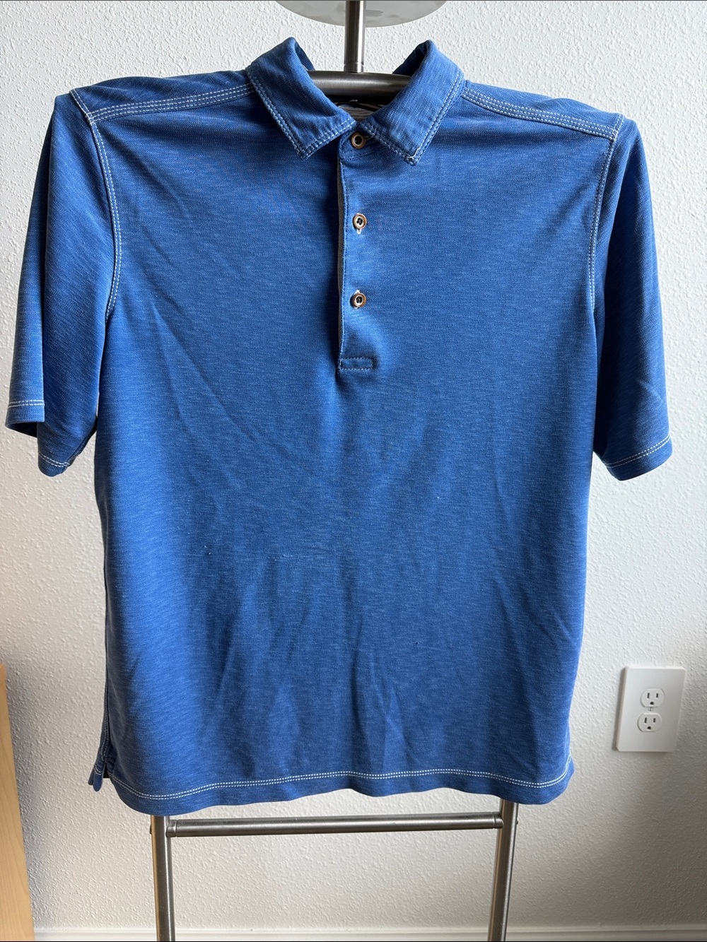 Johnston & Murphy Indigo Short-Sleeve Polo
